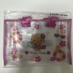 一番くじ 日焼けキティ クリアトートバッグ、レジャーシート、ガーゼタオル
