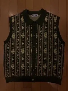ttt msw Flower knit vest フラワーニットベスト - メルカリ