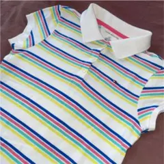 TOMMY HILFIGER トミーヒルフィガー ボーダー パステル ポロシャツ