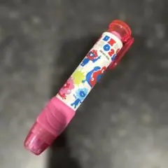 使用あり　みゃくみゃくノック式消しゴム