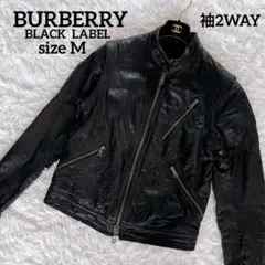 2025年最新】BURBERRY BLACK LABEL メンズ シングルライダースの