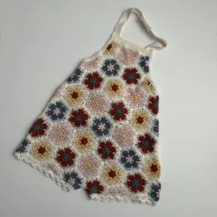 ZARA ニットオーバーオール 3-4Y