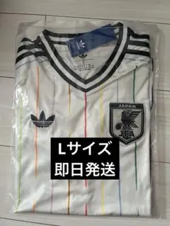 adidas サッカー日本代表 ユニフォーム 上下セット L アウェイ 白