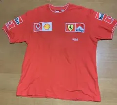 フェラーリ　マルボロ　カットソー　FILA フィラ製　US Ｌサイズ