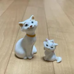 【2点セット】おしゃれキャット　マリー　ダッチェス　猫　置物　陶器　ディズニー