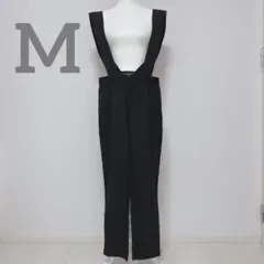 【ピンキーアンドダイアン】サロペット　ブラック　黒　M 大人カジュアル