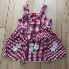 メゾピアノ　ギンガムチェックワンピース