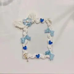 水色天使　青　白　ウィッシュコア　エンジェルコア　硬質ケース　ホイップデコトレカ