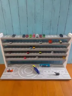 自作ミニカー収納棚6段90台1段目ロングトミカ仕様 - メルカリ