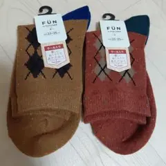 新品 FUKUSKE 福助 レディースソックス 23-25cm 2足セット