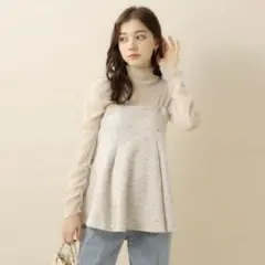 《美人百花掲載》INDEX　ツイード　ビスチェ　ペプラム　M　洗濯機洗い可