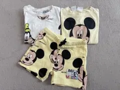 ZARA ミッキー総柄3点セット　92サイズ98サイズ