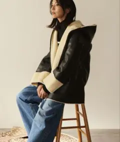 美品✴︎BARNYARDSTORM フェイクムートン2WAYコート