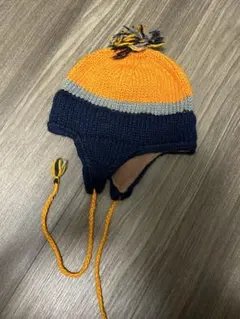 ニットキャップ❄️イヤーマフラー