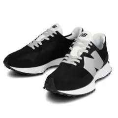New Balance 327 スニーカー ブラック/シルバー 25.5cm