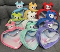 GIGO限定 TWICE ぴょこきゅんボディバッグ 全９種コンプリートセット