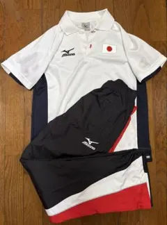 日本代表所属バドミントンチーム日立のウェアになります。2枚サイズはL