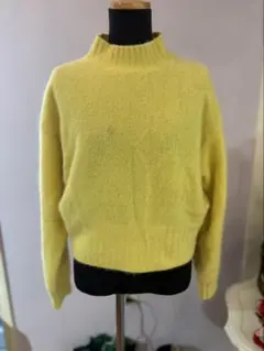 FRAY I.D イエロー ハイネック セーター 長袖