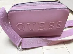 GUESS ショルダーバッグ ピンク ロゴ入りのサムネイル