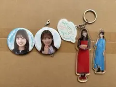 日向坂46 (卒業生) 濱岸ひより 缶バッジ アクキー セット