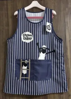 新品 ひつじのショーン エプロン 保育士
