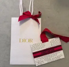ディオール　2026年バレンタイン ホワイト限定 ギフトボックス　ショッパー