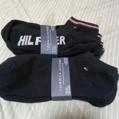 【送料無料】TOMMY HILFIGER メンズ ソックス アンクル丈 6足のサムネイル
