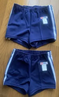 【140cmまとめ売り】 2枚　運動服ズボン　サイドストライプ