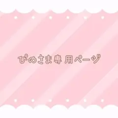 ぴの様専用　オーダーページ