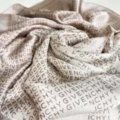 5-31.美品 GIVENCHY 4Gロゴ＆グラデーション シルクスカーフ
