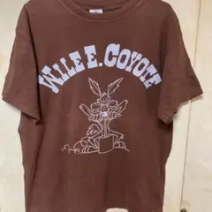 Wile E. Coyote ワイリーコヨーテTシャツM バックドロップ別注のサムネイル