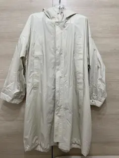 ユニクロ　ユーティリティフーデットコート　アイボリー　S