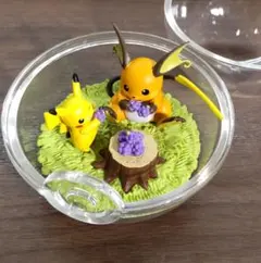 ポケモン リーメント フィギュア テラリウム ピカチュウ ライチュウ