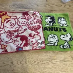 スヌーピー　ハンカチタオル　2枚