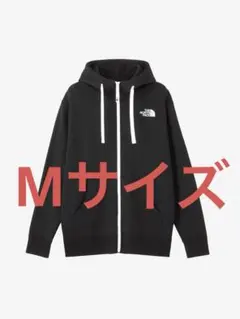 【新品】ノースフェイス NT12442K リアビューフルジップフーディ M 黒