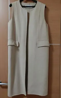 ZARA ウールブレンドロングジレ