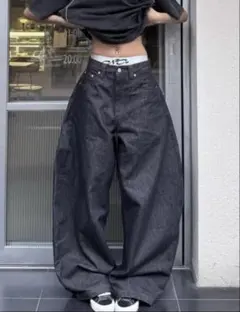 [aoto] BELVET リジットバギーデニム L aoto] BELVET リジットバギーデニム L Baggy rigid denim – BELVET