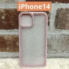 iPhone14＊スマホケース／ピンク／キラキラ＊