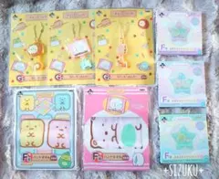 【新品・8点】すみっコぐらし 一番くじ ハンドタオル キーホルダー プレート