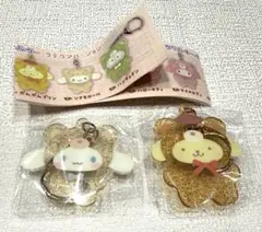 サンリオ アクリルキーホルダー ラテクマバージョン　 【ポムポム、シナモン】