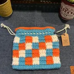 カラフルポーチ⭐︎ハンドメイド毛糸アメリカン雑貨ダルトンニコアンドフリークスストア