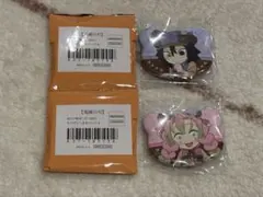 鬼滅の刃 実りの秋まつり くま缶バッジ 甘露寺蜜璃 伊黒小芭内