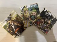 ワンピース　ミニ色紙3枚セット