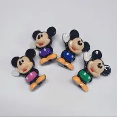 ミッキーマウス　ビーズ　4個セット