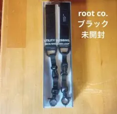新品 ルートコー ネックショルダー ループ ストラップ ブラック root
