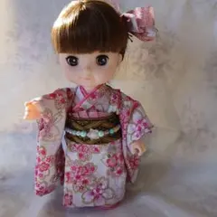 ハンドメイド:メルちゃんソランちゃん着物セット5３