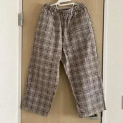 ゴム ワイドパンツ