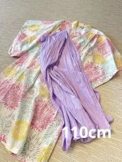 【 GW特別セール】petit main 浴衣ワンピース　110cm