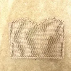 moussy ニット ビスチェ ベージュ