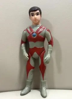ブルマァク ウルトラマンA ウルトラマンエース ソフビ 当時モノ 面取れ